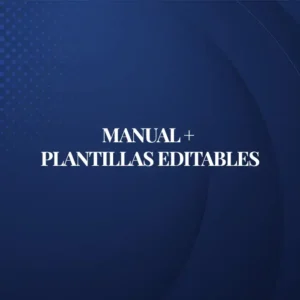 Manual + Plantillas editables | $35.000